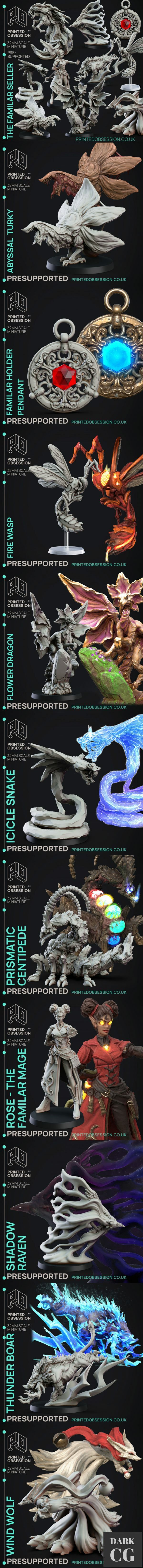 3D Model Printed Obsession 3D Print STL Pack