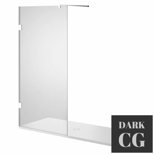 3D Model Mistral Shower Screen 200 100 by Roca