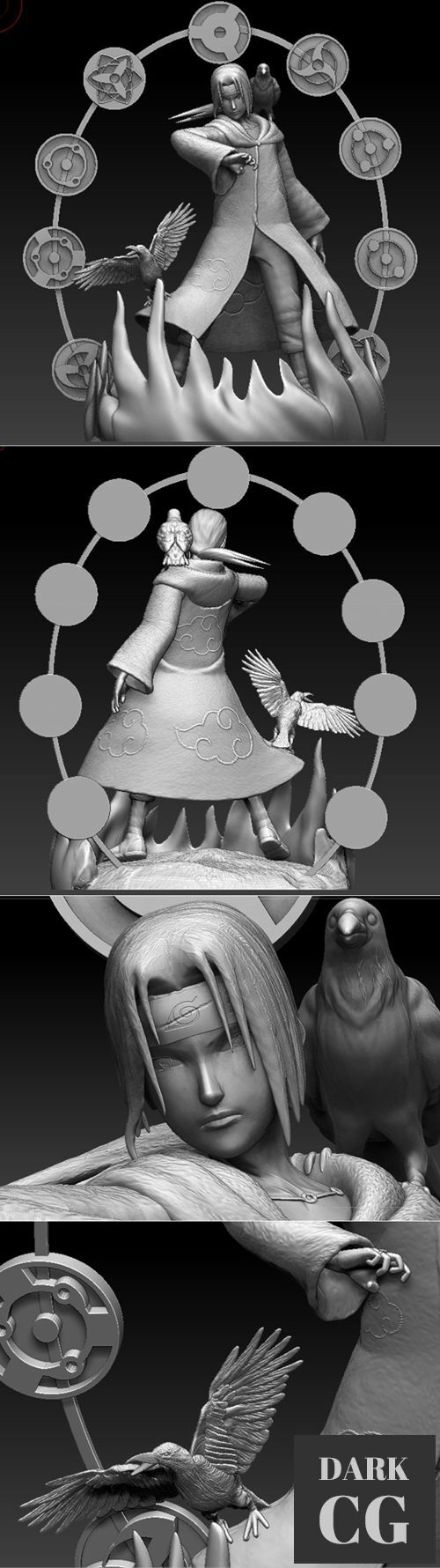 Itachi Uchiha – 3D Print