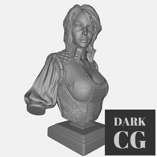 Ciri Bust – 3D Print