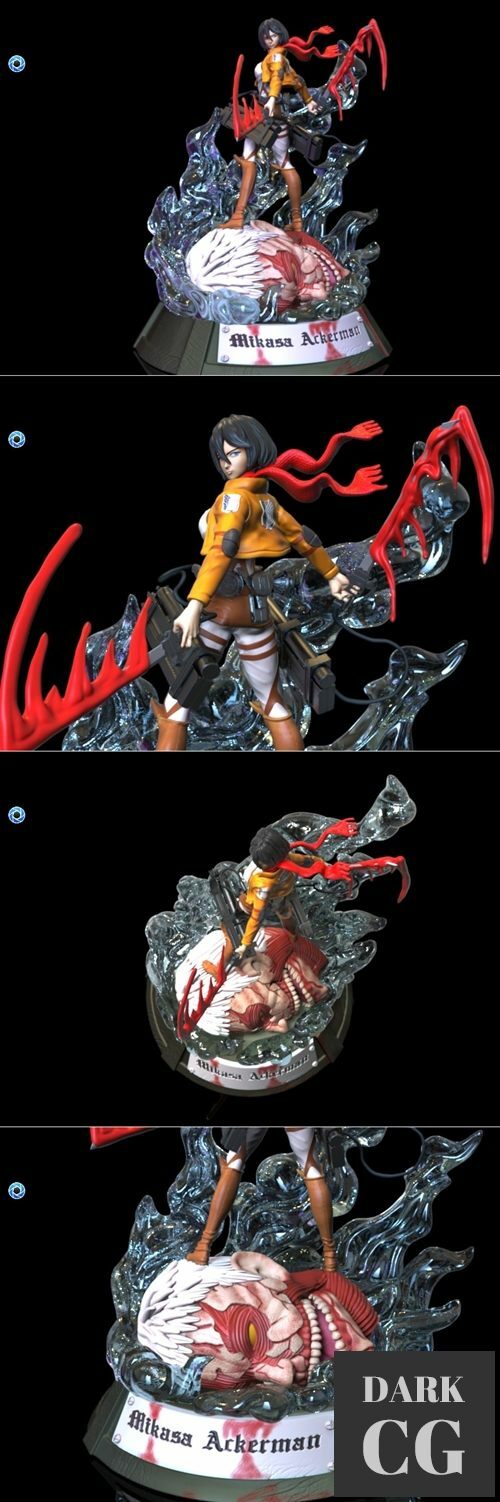 3D Model Mikasa Ackerman 3D Print