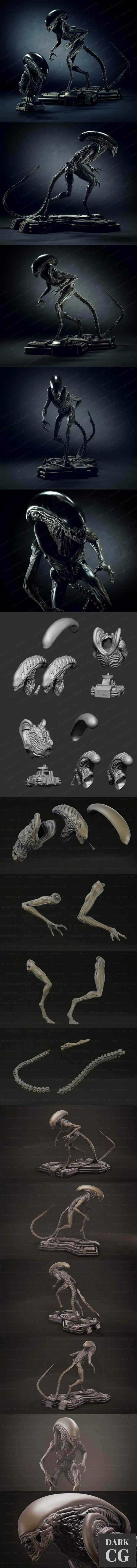 Dog Alien Walking – Xenomorph Series