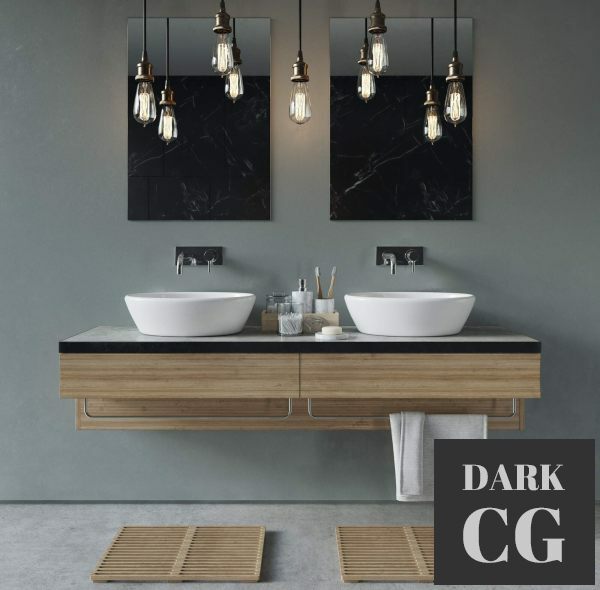 3D Model Bathroom set VC vol 00