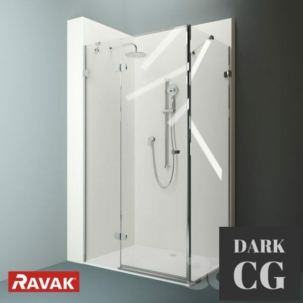 3D Model Ravak brilliant BSDPS