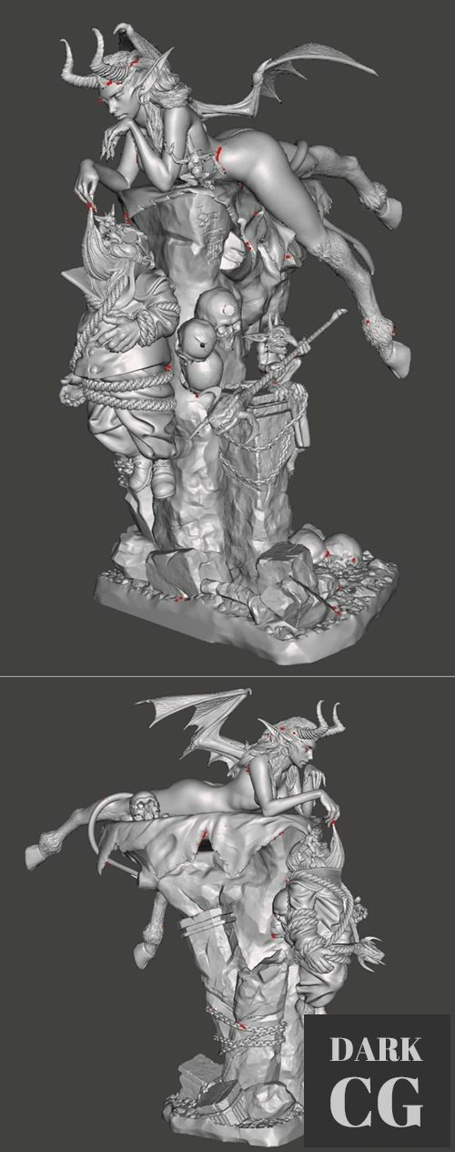 TAGO Collectibles - Succubus – 3D Print