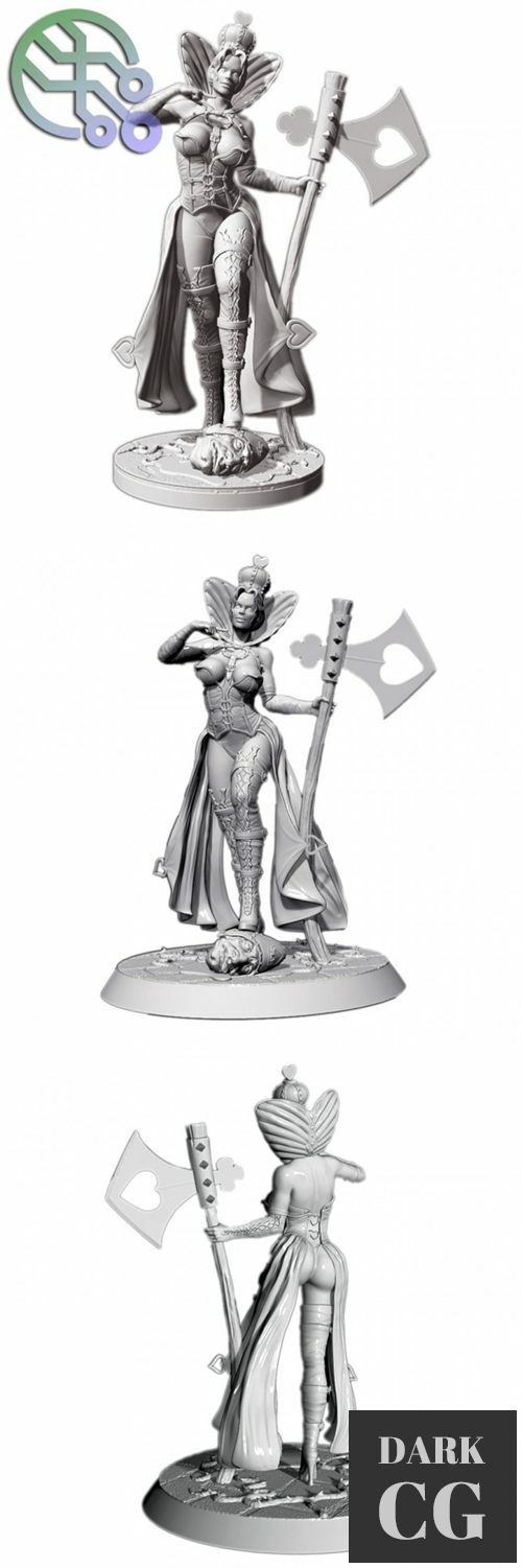 Queen of Hearts – 3D Print