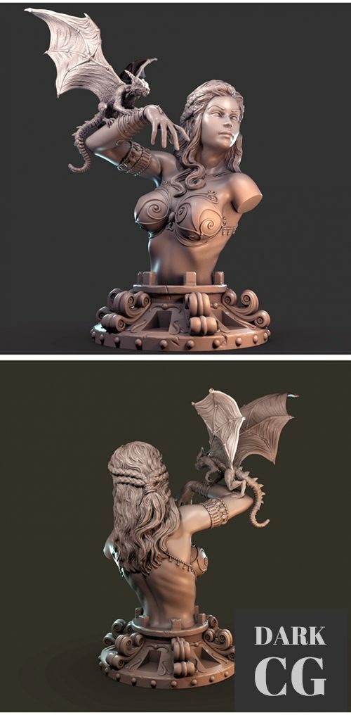 Mother Of Dragons Bust – 3D Print