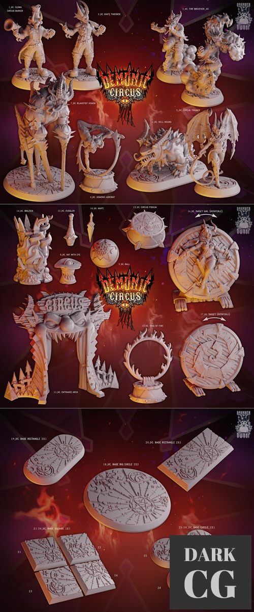 Demonic Circus – 3D Print