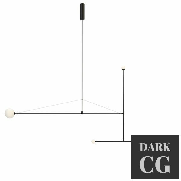 3D Model Mobile Chandelier 1 by Michael Anastassiades