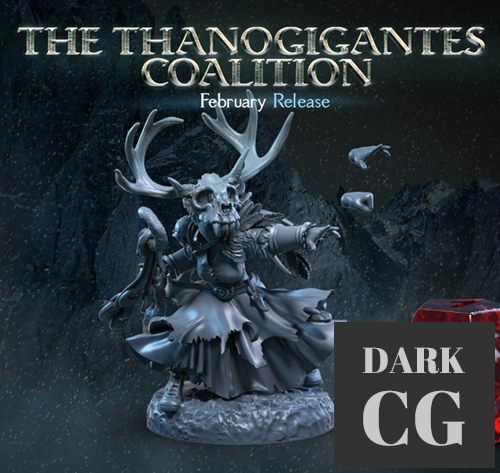Ulgya Glacierwalker - Thanogigantes Shaman – 3D Print