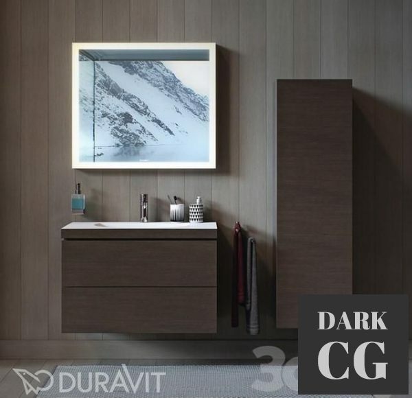 3D Model DURAVIT L CUBE C BONDED