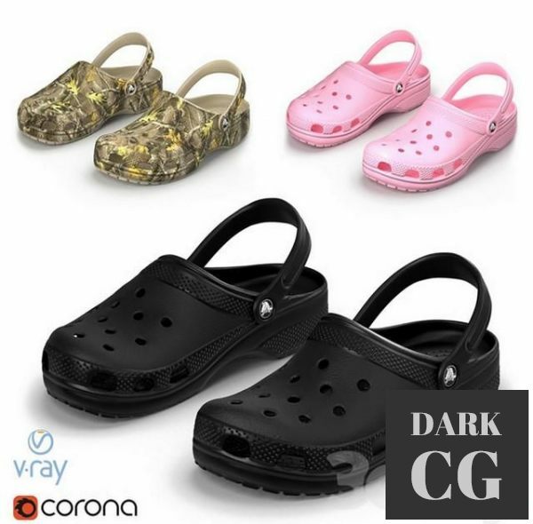 3D Model Crocs classic