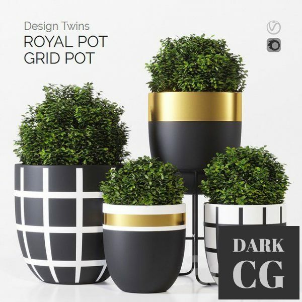 3D Model Designtwins pot one