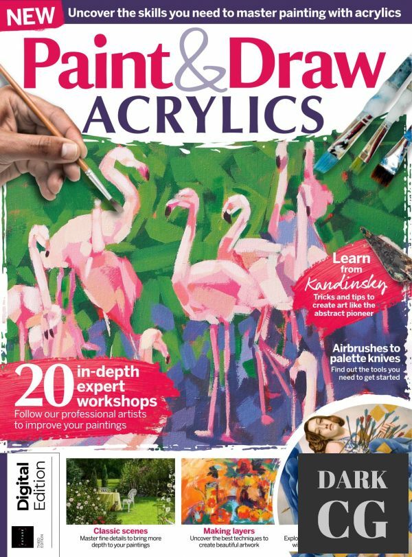 Paint & Draw Acrylics – Third Edition 2022 (True PDF)