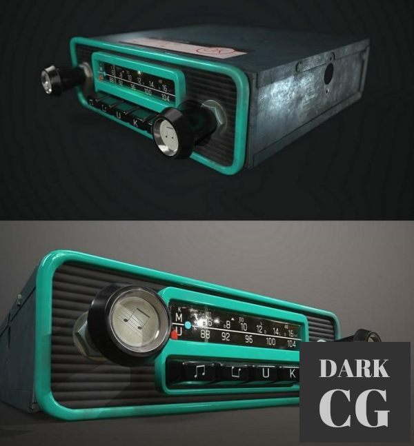 3D Model Blaupunkt Vintage radio
