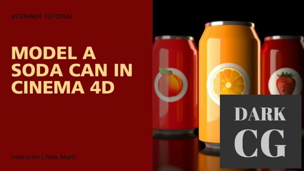 Model a Soda Can in Cinema 4D