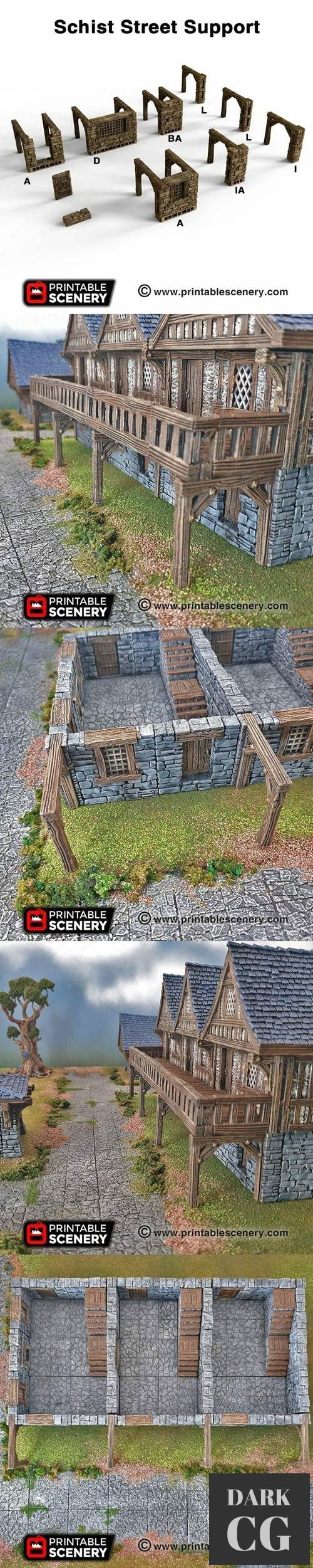 Schist Street Supports – 3D Print