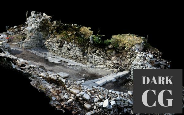 3D Model Roman Ruins