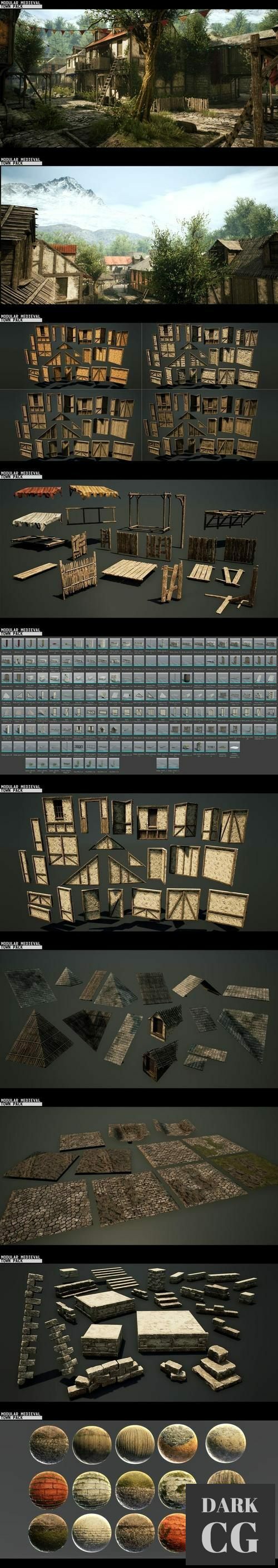 Unreal Engine – MODULAR MEDIEVAL ASSET PACK