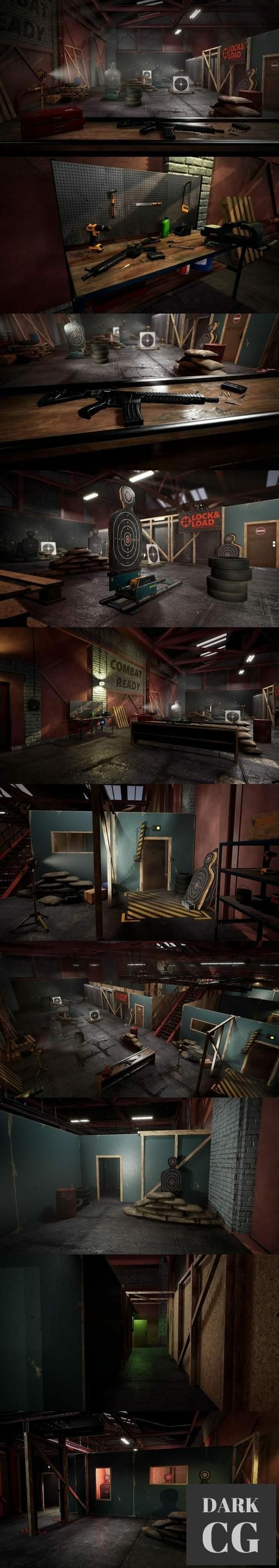 Unreal Engine Modular Target Practice Hangar