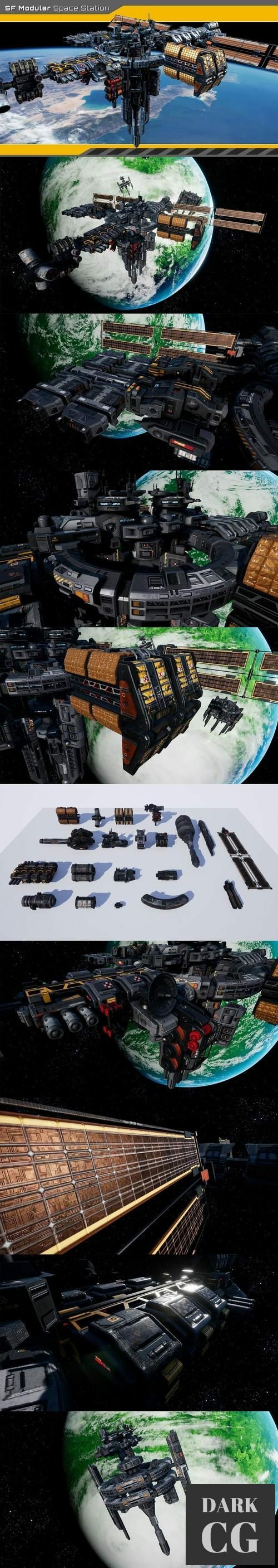 Unreal Engine – Modular Space Station