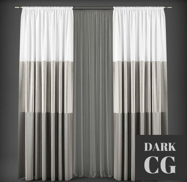 3D Model Curtain 264