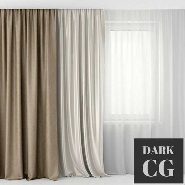 3D Model Curtains1