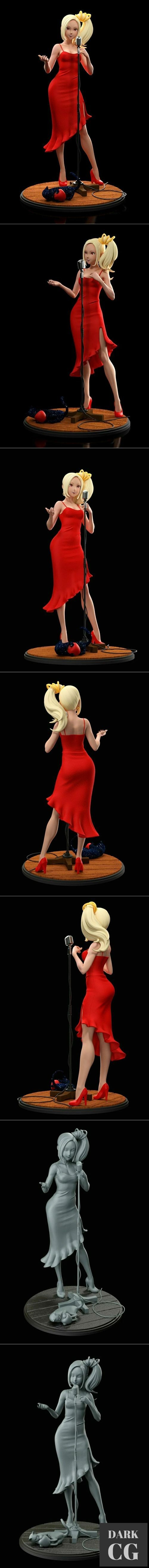 Kat Jazz Singer – 3D Print