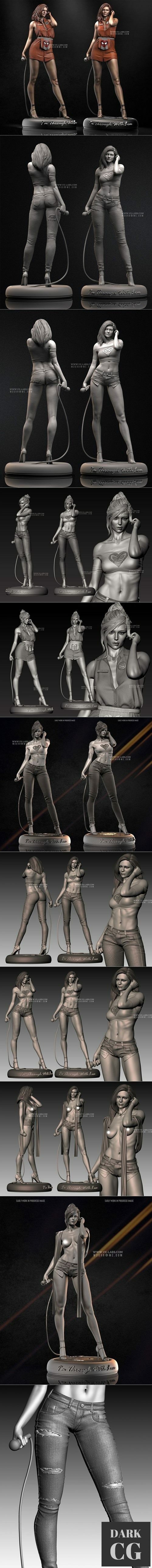 Mary Jane Watson V3 from Spiderman and NSFW – 3D Print