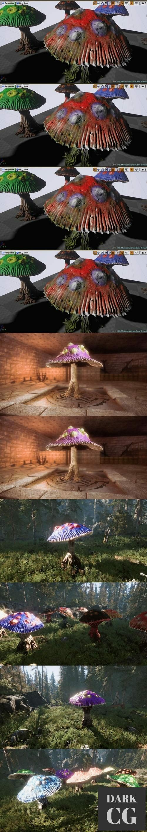 Unreal Engine Mushroom Monster Pack PBR