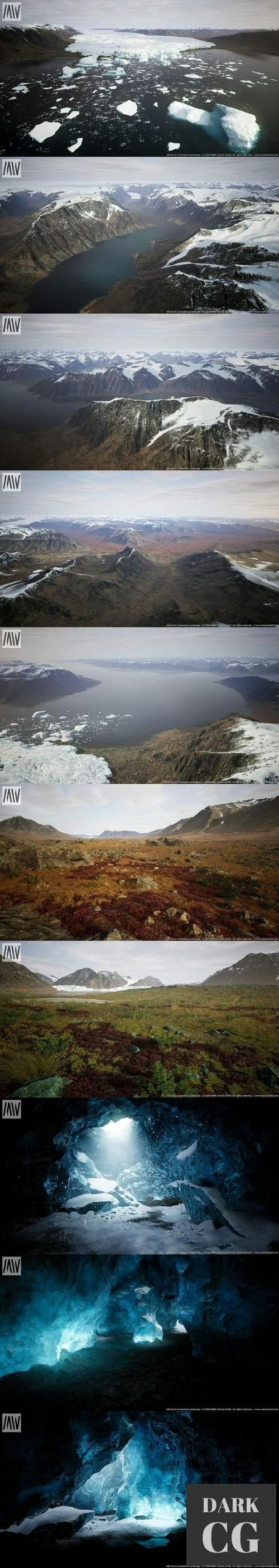 Unreal Engine MW Arctic Greenland Landscape
