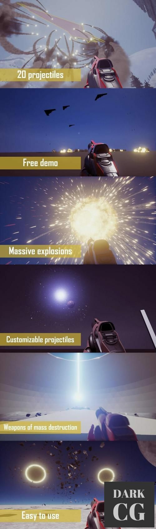 Unreal Engine Projectiles Pack