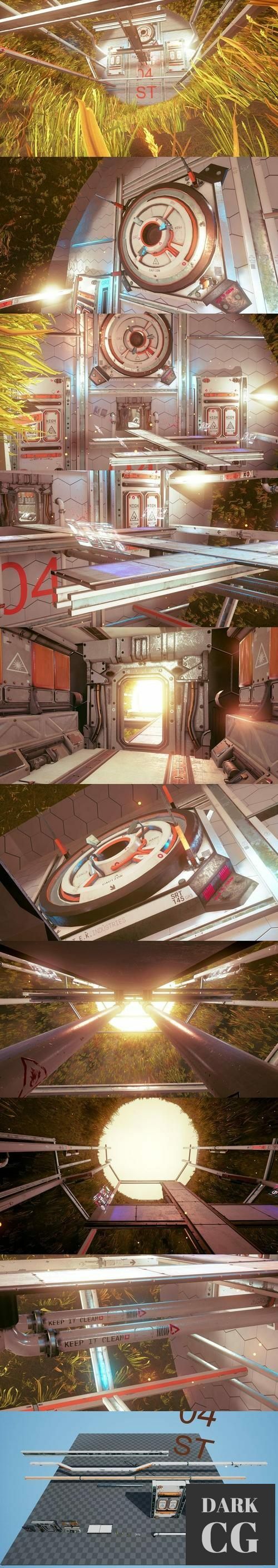 Unreal Engine Pro TEK SciFi VR Space Station 3
