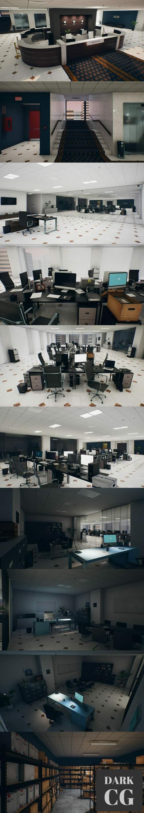 Unreal Engine QA Office and Security Room