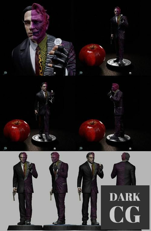 Two face - Tommy Lee Jones – 3D Print