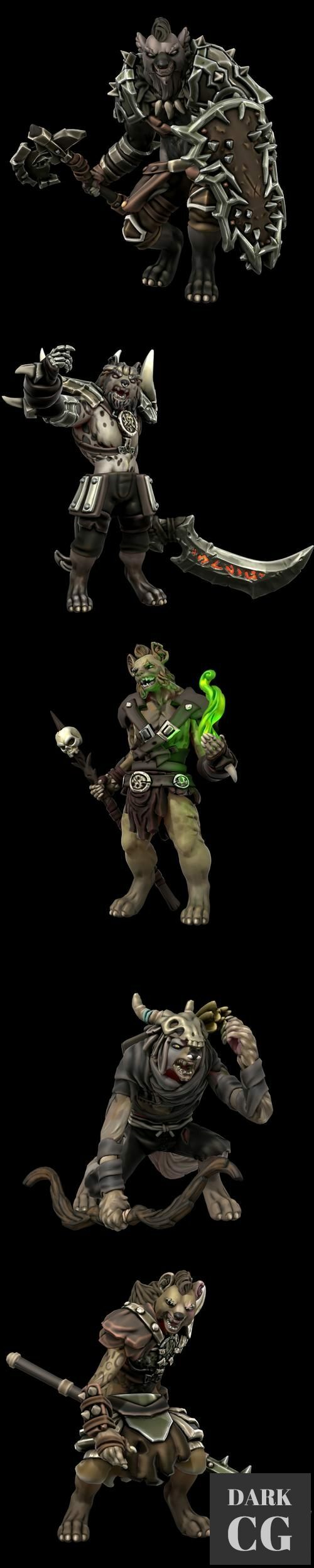 Gnoll full pack – 3D Print