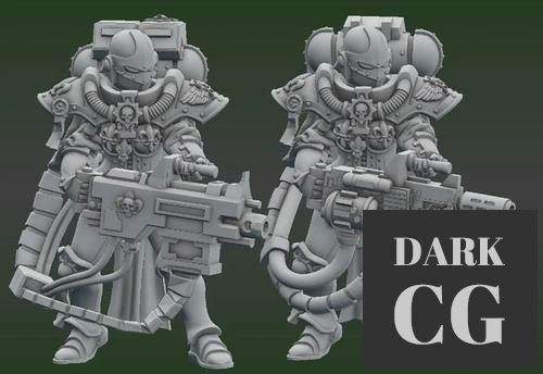 Heavy Nun -N- More Guns – 3D Print