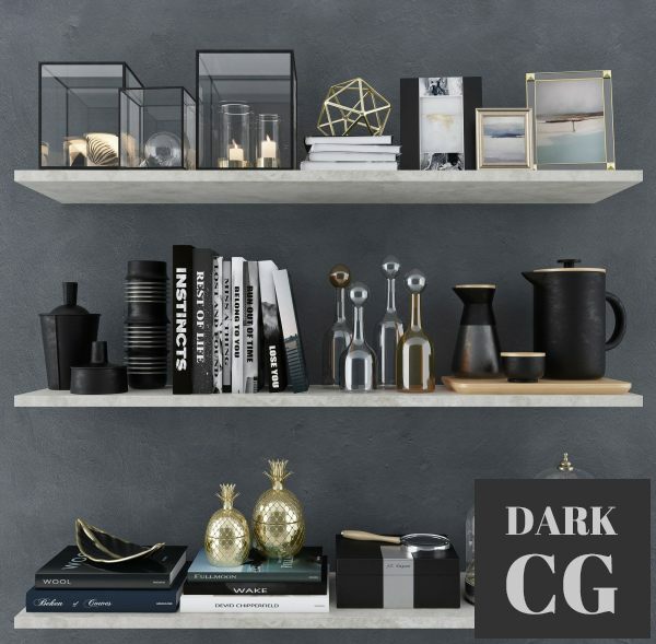 3D Model Decoration set 2