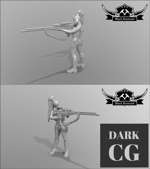 Red Huntress – 3D Print