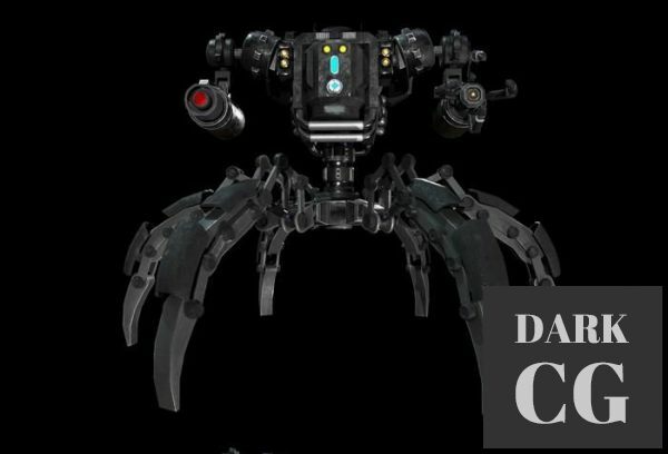 3D Model Mech spider robot