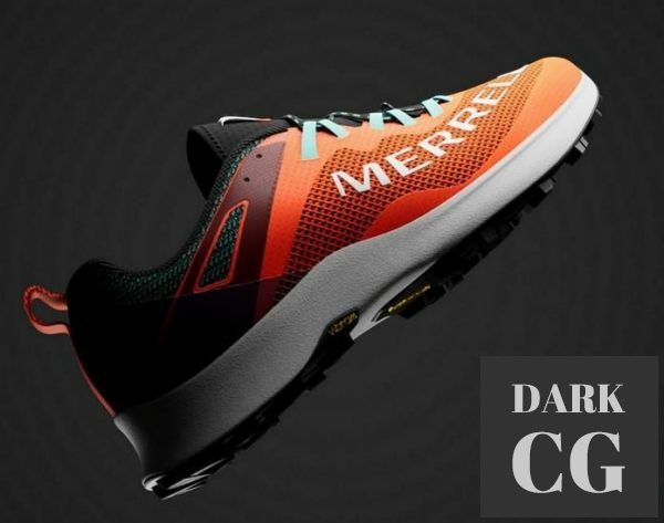 3D Model Merrel Shoe