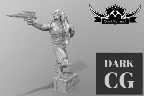 Blue Pirate Leader – 3D Print