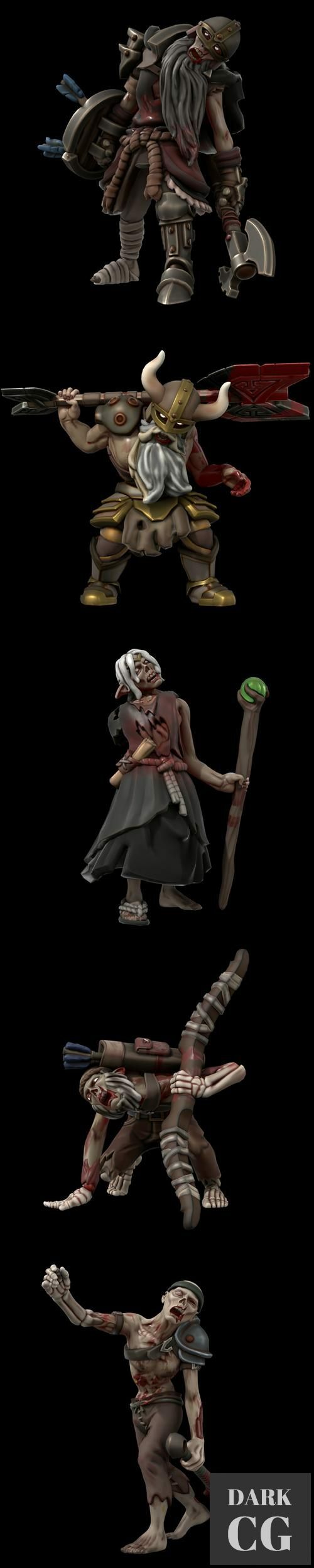 Zombie full pack – 3D Print