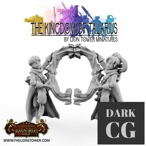 Kingdom of Talarius - The Twins, Pandi and Portia – 3D Print