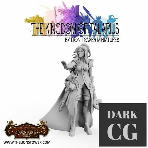 Kingdom of Talarius - Lilly, Arch White Mage – 3D Print