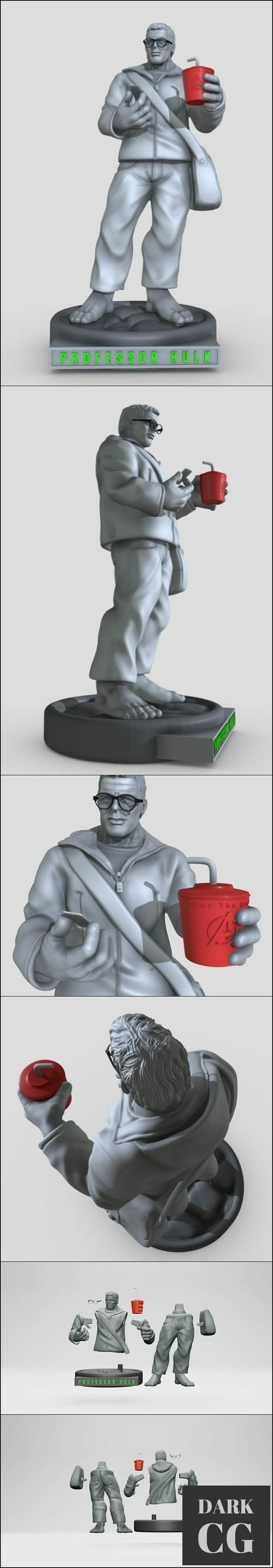 Professor Hulk – 3D Print