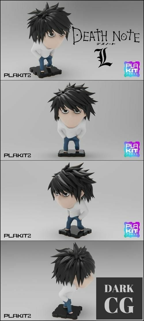 Death Note 'L' – 3D Print