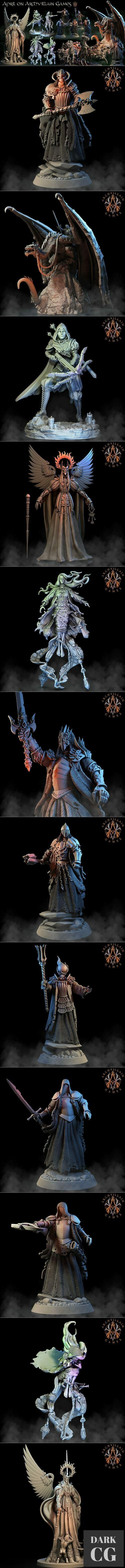 Archvillain Games Miniature - The Sorrowsown – 3D Print