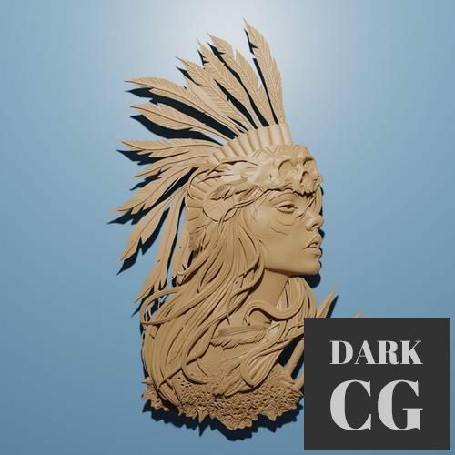 Indian Girl – 3D Print