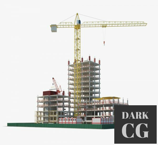 3D Model Building Construction site